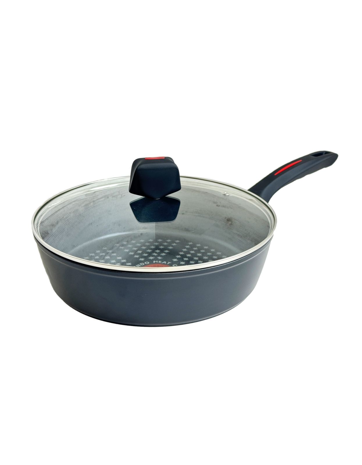 Сковорода глибока Intrendo Black Space 24 см з кришкою IN1024BS